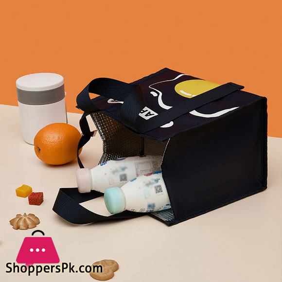 Lunch Bags For Girls Women Insulated Canvas Thermal Snack Storage Picnic Tote Kids Food Carrying Bag