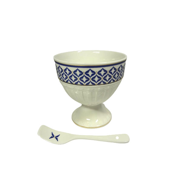 ANGELA Ceramic Ice Cream Set With Spoon Set of 6 - MG112