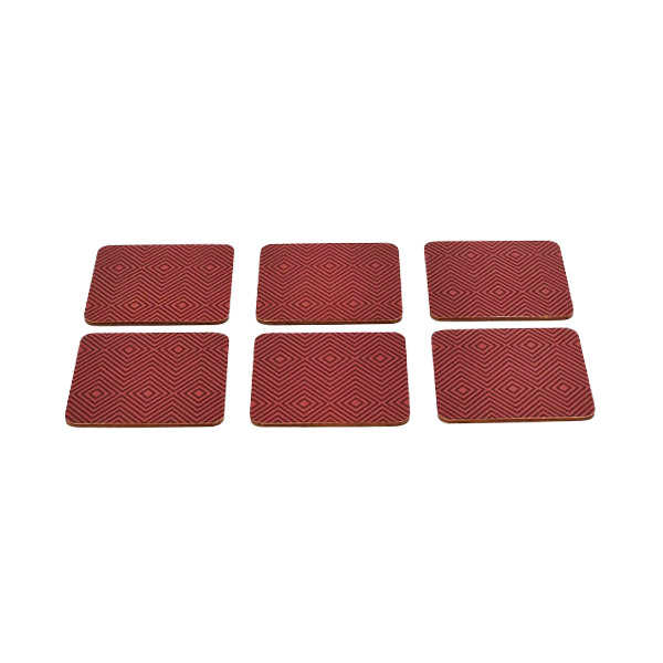 6pcs Coaster Set Flower Angela 36c MK63