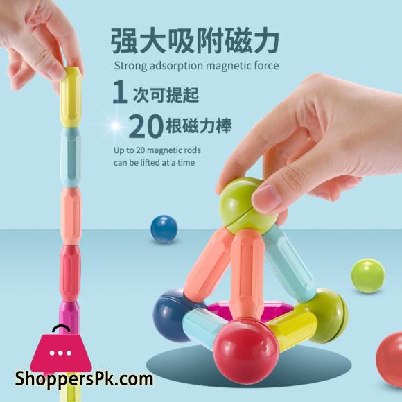 Magnetic Stick Building Blocks Magnets Magnetic Bricks Toys for Children Educational Toy Gift - 42- Pcs