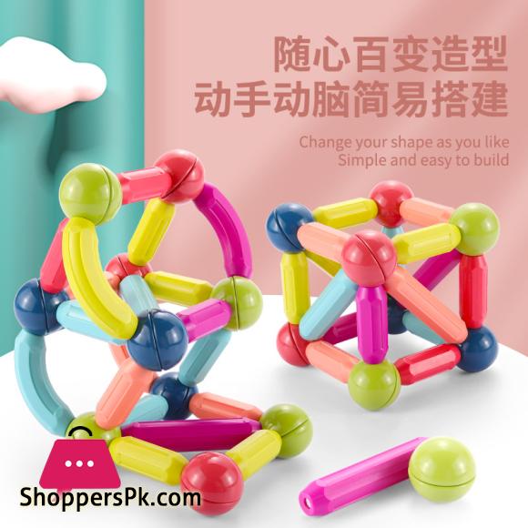 Magnetic Stick Building Blocks Magnets Magnetic Bricks Toys for Children Educational Toy Gift - 42- Pcs