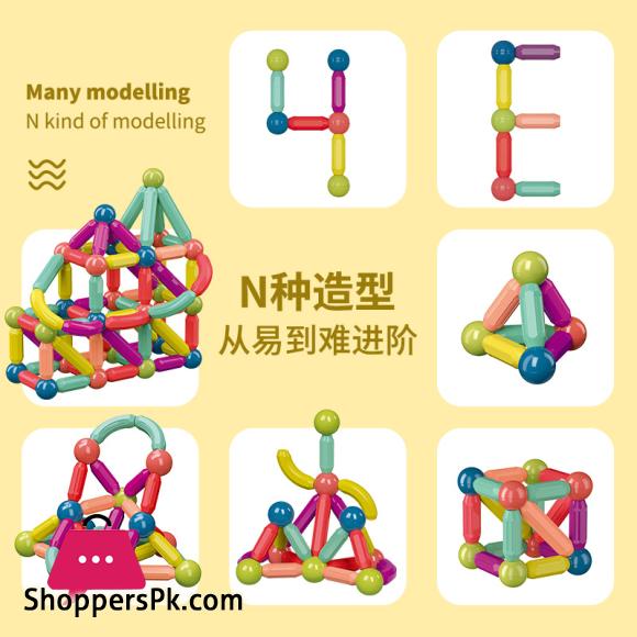 Magnetic Stick Building Blocks Magnets Magnetic Bricks Toys for Children Educational Toy Gift - 42- Pcs