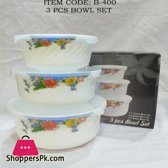 Marble Bowls With Plastic Lid - Heat Resistant Bowls
