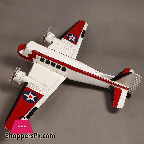 Model Plane Props Color Tin Model Airplane Window Decoration Decorative Handicrafts