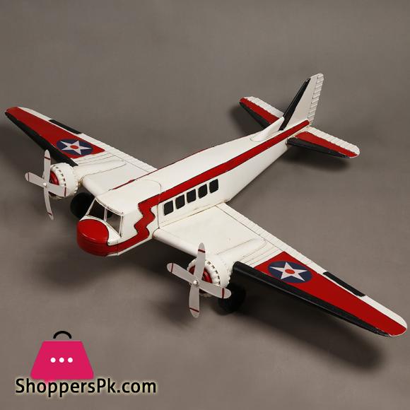 Model Plane Props Color Tin Model Airplane Window Decoration Decorative Handicrafts