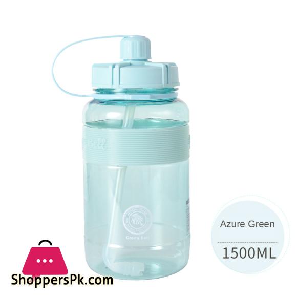 New Water Cup Straw Space Plastic Cup 1000ML Men and Women Fitness Outdoor Sports Bottle with Straw Water Bottle