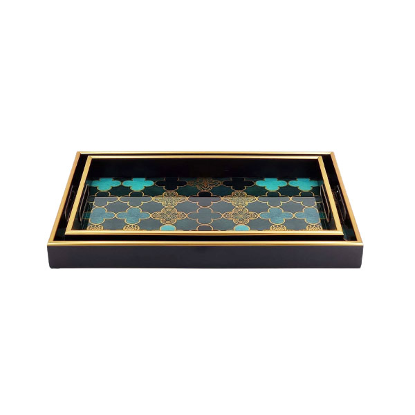 2Pcs Rect Tray Angela 4c RY96