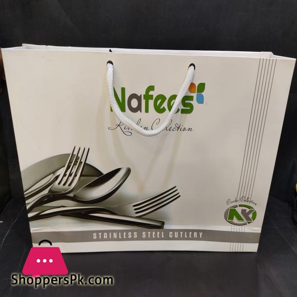 Stainless Steel Cutlery Set Printed Box- Stylish Durable 29 Pcs - New Design