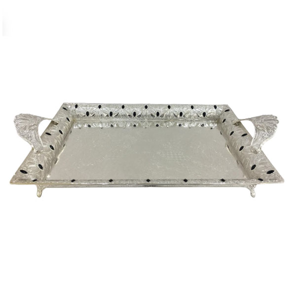 Rect Tray Black Stone ORCHID TA2409