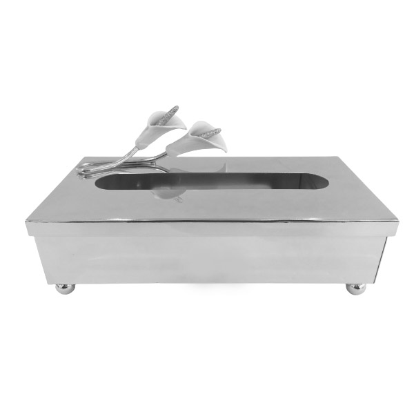 S Lily Tissue Box 12c TA2590