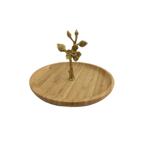 Wooden Pastry Rnd (G) ORCHID 24c WB626