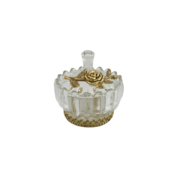 Round Candy Bowl+Lid ORCHID Medium WB814