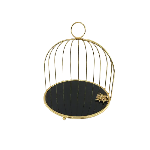 Single Cage Black ORCHID WB827