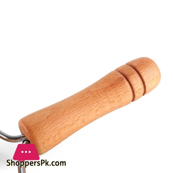 Wooden Dough Roller Hand Dough Roller for Cakes Fondant Cake Dough Chapati Pasta Bread Pizza Kitchen Set