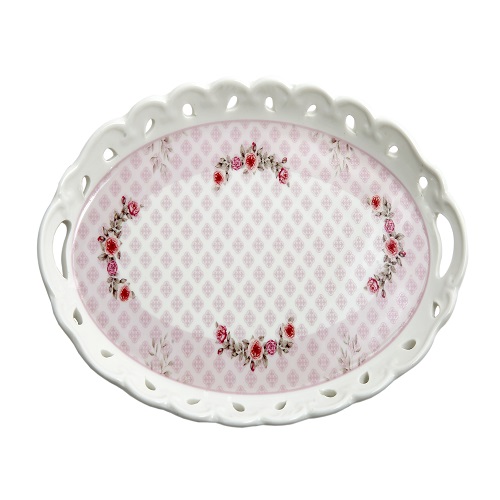 ANGELA Ceramic Wave Serving Tray - ZP565