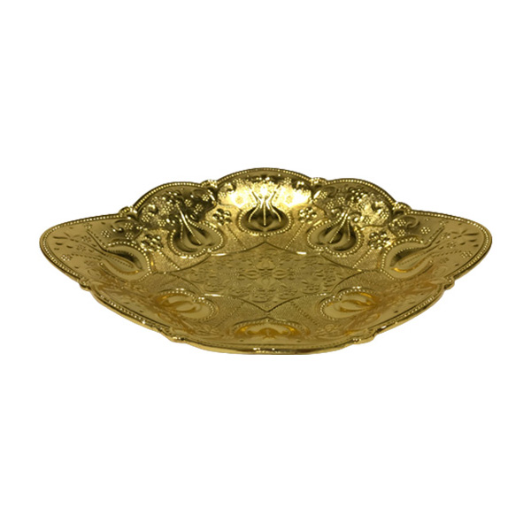 Plate Golden Orchid 12Pc-ctn TA2024