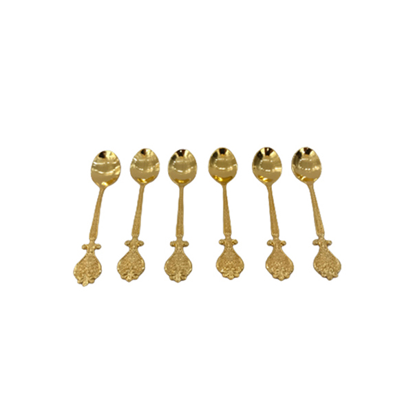 6Pcs Spoon Set (G) ORCHID 48c TA2065