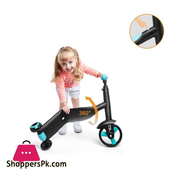 3 in 1 kids scooter Kick Board + Tricycle + Balance Bike Child