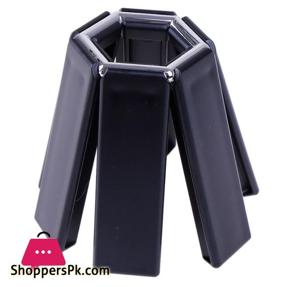 Black Foldable Non slip Heat Resistant Pad Trivet Pan Placemat Pot Holder Mat Coaster Cushion Kitchen Accessories 1Pc