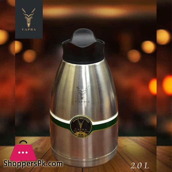 CAPRA High Quality Stainless Steel Double Wall Vacuum Flask 3-Liter