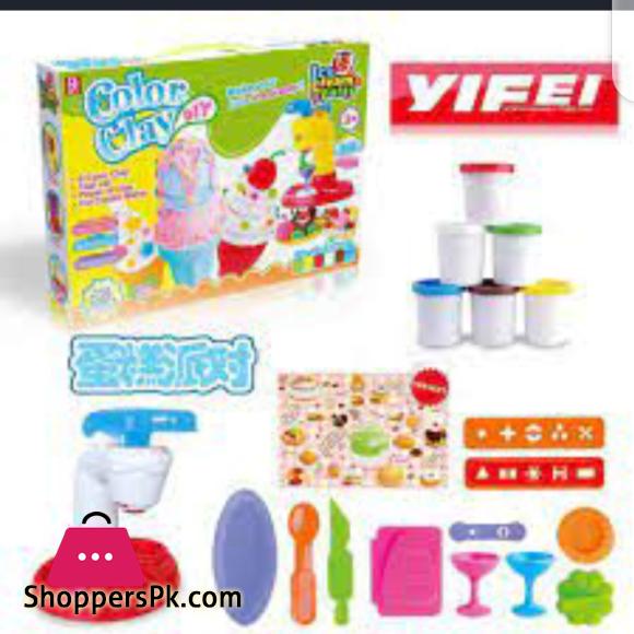 COLOUR CLAY ICE CREAM PLAYDOUGH