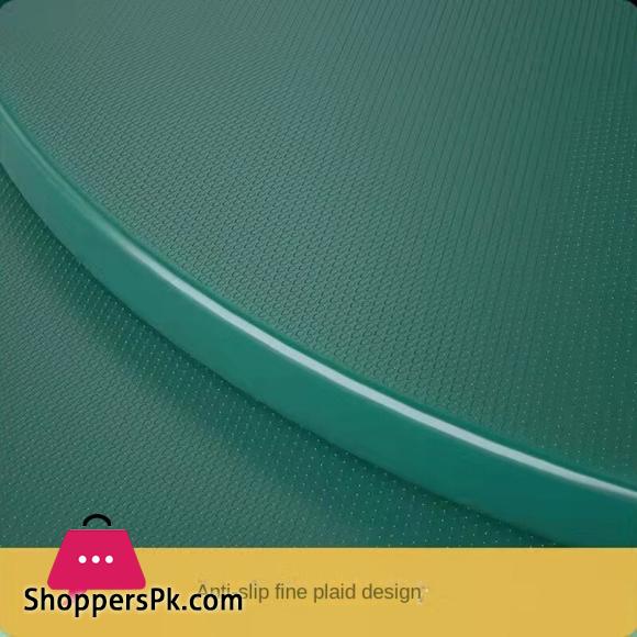 Chopping Board Can Be Vertical Double-sided Antibacterial and Mildew Proof Round Food Grade PE Nordic Green Cutting Board 35CM