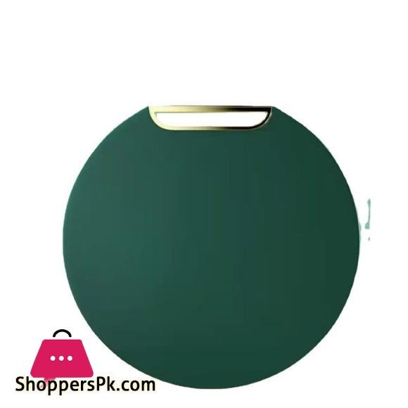 Chopping Board Can Be Vertical Double-sided Antibacterial and Mildew Proof Round Food Grade PE Nordic Green Cutting Board 35CM