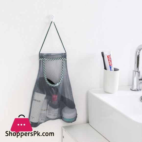 Creative Kitchen Vegetable Storage Mesh Bag Multi purpose Ginger Garlic Onion Sorting Bag Organizer Reusable Foldable Baskets