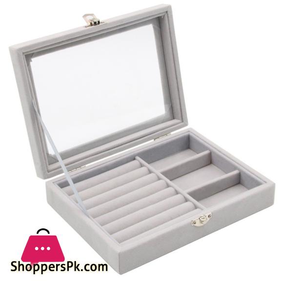 Design Flannel Jewelry Box Princess Jewelry Storage Box Cosmetic Box Highly Recommend