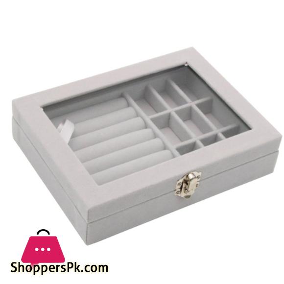 Design Flannel Jewelry Box Princess Jewelry Storage Box Cosmetic Box Highly Recommend