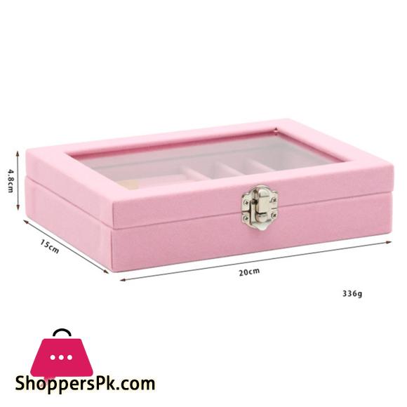 Design Flannel Jewelry Box Princess Jewelry Storage Box Cosmetic Box Highly Recommend