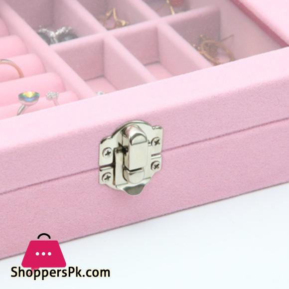 Design Flannel Jewelry Box Princess Jewelry Storage Box Cosmetic Box Highly Recommend