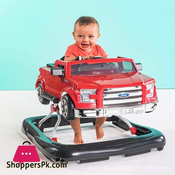 Ford 3 in 1 Baby Walker With Wheel Baby Walk Learning Anti Rollover Foldable Wheel Walker Multi Functional Seat Car