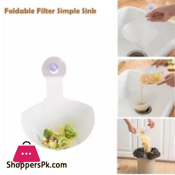 Kitchen Drain Sink Strainer Filter Food Catcher Foldable Anti-Blocking Stopper