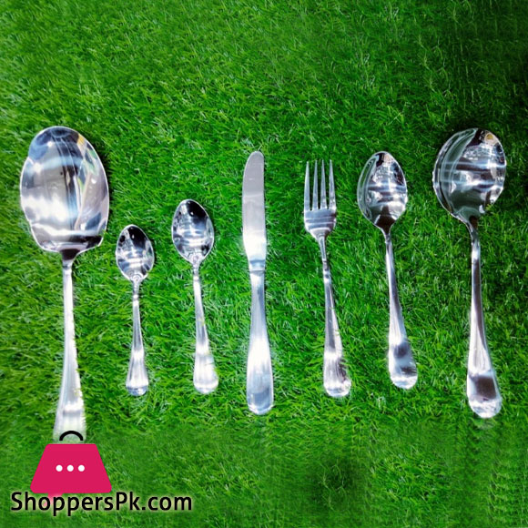 Thai STAINLESS STEEL CUTLERY SET - 34 PIECE