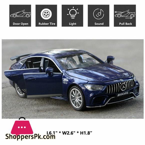 1:32 Mercedes BENZ AMG GT63 Diecasts Car Toy Vehicles Metal Car 6 Doors Open Model Car Sound Light Fast & Furious Car Toys For Children Gift