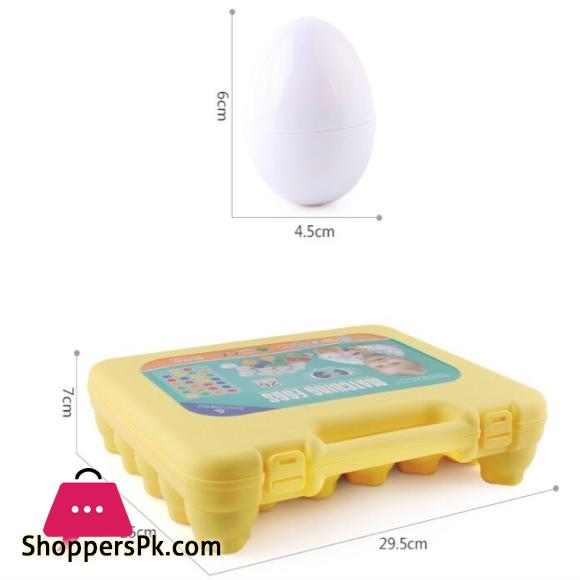 26PCS ABC Alphabet Matching Eggs Educational Color & Shape Recognition Sorter Puzzle Skills Study Toys