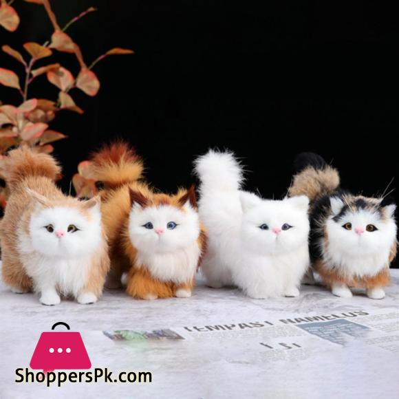 Beautiful Simulation Cat Lightweight Kitty Model Nice Looking Stimulate Touching Cat Dolls Simulation Animal