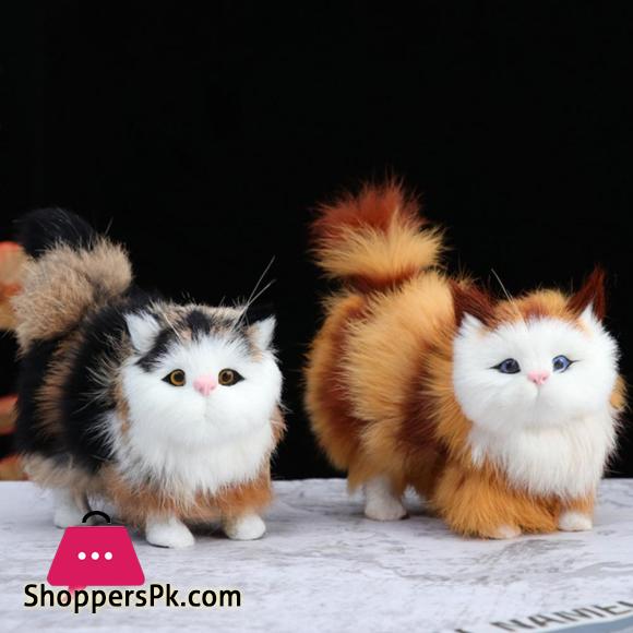 Beautiful Simulation Cat Lightweight Kitty Model Nice Looking Stimulate Touching Cat Dolls Simulation Animal