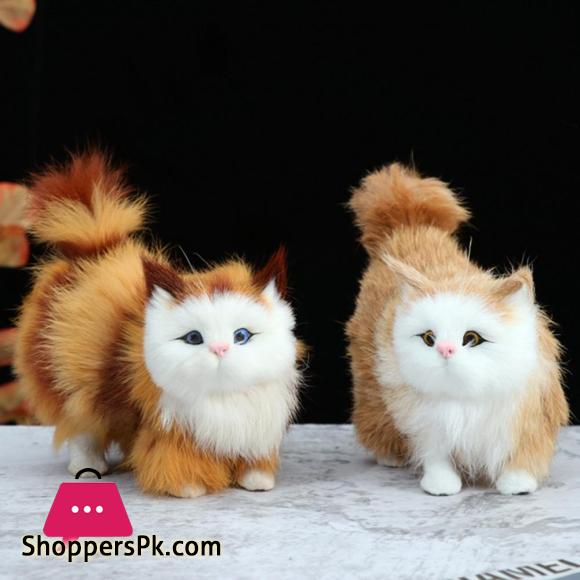 Beautiful Simulation Cat Lightweight Kitty Model Nice Looking Stimulate Touching Cat Dolls Simulation Animal