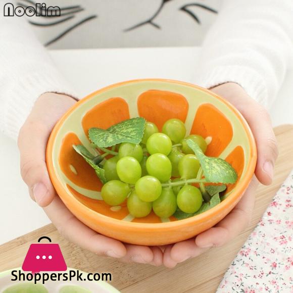 Ceramic Bowl Fruits Print Salad Bowl Baby Love Cute Cups Fruit Kitchen Bowls