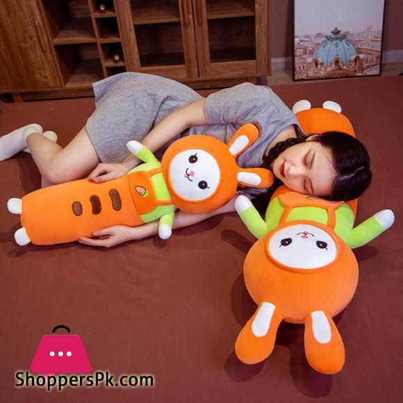 Cute Soft Long Rabbit Bear Boyfriend Pillow Plush Toys Stuffed Carrot Avocado Pause Office Nap Sleep Pillow Cushion Girls Gifts