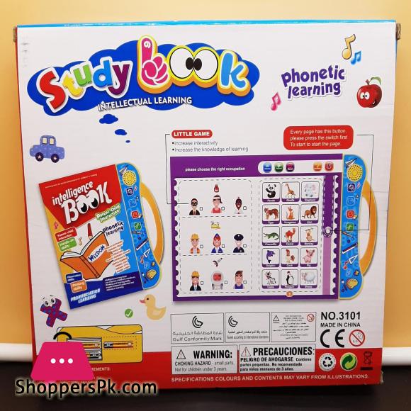 Intelligence Study Book for Kids E Book for Kids Child Early Learning Intelligent Book Intellectual Learning Electronic Sound Teaching Aid Toddlers English Learning Book