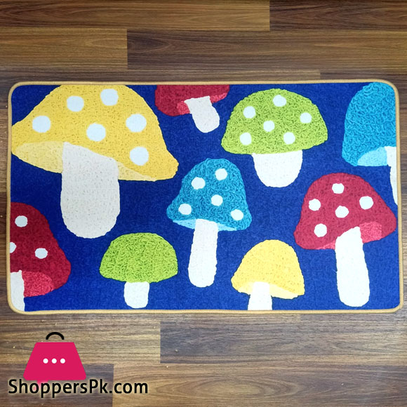 Kids Room Door Mat Anti-Skid Non-Slip Comfortable Cute Kawaii Mushroom Door Mat for Home