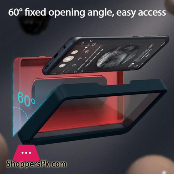 Magic Wall Mounted Phone Case Waterproof Phone Holder Bathroom Toilet Tablet Or Phone Holder Self Adhesive Shower Accessories