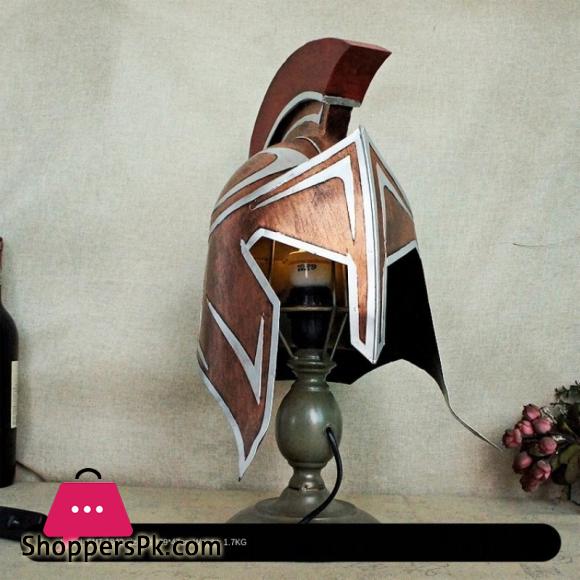 Metal Vintage Samurai Roman Warrior Helmet Handmade Bar Decoration Theme Props