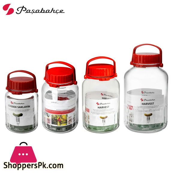 Pasabahce HARVEST Big Size Pickled Jars - 3ltrs Turkey Made