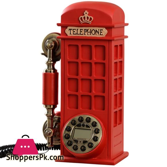 Retro Landline Phone Fashion Creative Personalized and Cute Cartoon Wireless Card Home Old Fashioned Antique Telephone