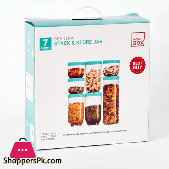 Spectra Stack and Store 7-Piece Jar Set Iran Made