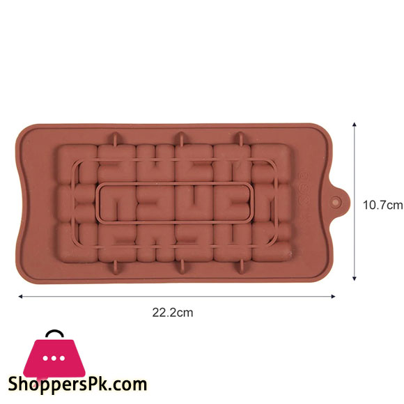 U Shape Silicone Chocolate Bar Mold